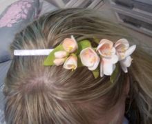 Ободок Цвет вишни