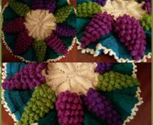 Виноградная салфетка.