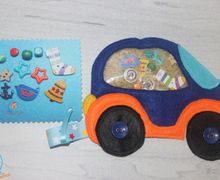 Искалочка Машинка, развивающая игрушка