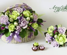 Конфетная композиция "МЕЛОДИЯ ВЕСНЫ"