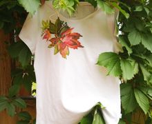 Футболка с ручной росписью "Акварель"