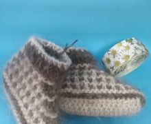 Пинетки из козьего пуха