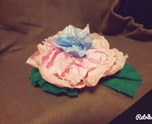 Цветок из гофры