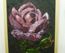 РОЗА НА ЧЕРНОМ ФОНЕ