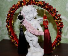 Серьги кисти