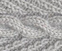 Косы спицами