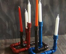 Подсвечник в стиле лофт