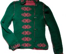 Вязаный жакет