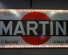 Винтажная вывеска Martini 1957г.