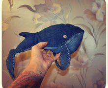 Джинсовый кит Флип