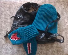 Шапка + митенки