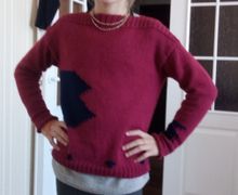 Связанный свитер