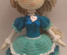 Каркасная кукла амигуруми