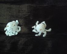 Мини-амигуруми осьминожка