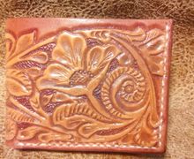 Портмоне с тиснением шеридан