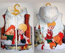 Безрукавка с капюшоном для мальчика