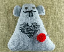 Подушка-игрушка "Усатый Мышь "