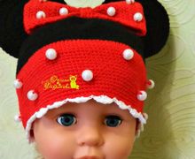 Детское платье  Минни маус ! шапочка , сумочка и курточка