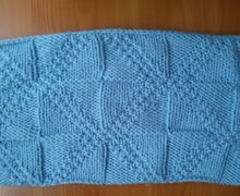 Теплый снуд спицами