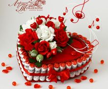 Конфетное сердце "МЕЛОДИЯ ЛЮБВИ"