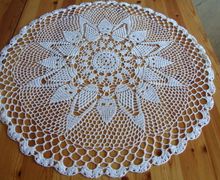 Мини-скатерть вязаная 2