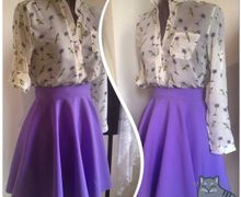 Мини юбка солнце