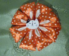 Резинка для волос "Рыжий кот"