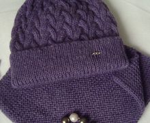 Комплект вязаный