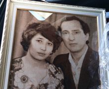 Портрет по фотографии. Вышивка