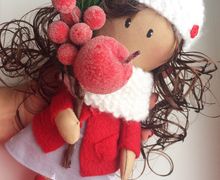 Интерьерная новогодняя кукла