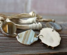 Колье «Зимний берег»