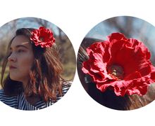 заколка мак