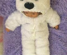 Детский вязанный комбинезон