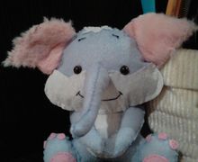 Слон из фетра