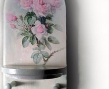 Вешалка с полочкой "Розы"