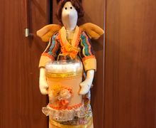 Тильда - хранительница ватных палочек и дисков