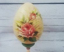 Яйцо шебби шик, расписное
