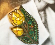 Брошь "Тюльпан"