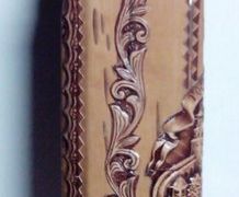 Пример оформления берестяной памятной бутыли