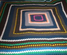 Плед ручной работы