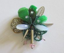 Авторская брошь "Аида"