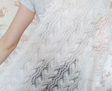 Пуховый палантин.