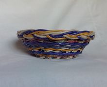 Конфетница плетеная "Цветное настроение", №10