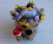 игрушка из шерсти Ёжик Шанюшка