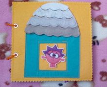 Книжка из фетра для развития деток!