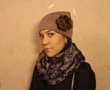 Комплект снуд и шапка "Незнакомка"