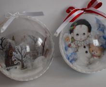 Новогодний шар 3д.