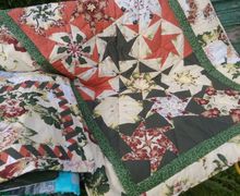 Детское лоскутное одеяло с декоративной наволочкой