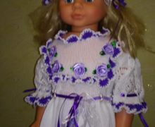 Платье - повязка крючком для девочки