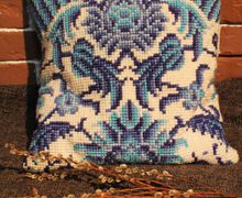 Декоративная подушка "Гжель"